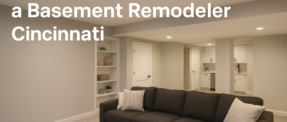 Top Reasons to Hire a Basement Remodeler Cincinnati