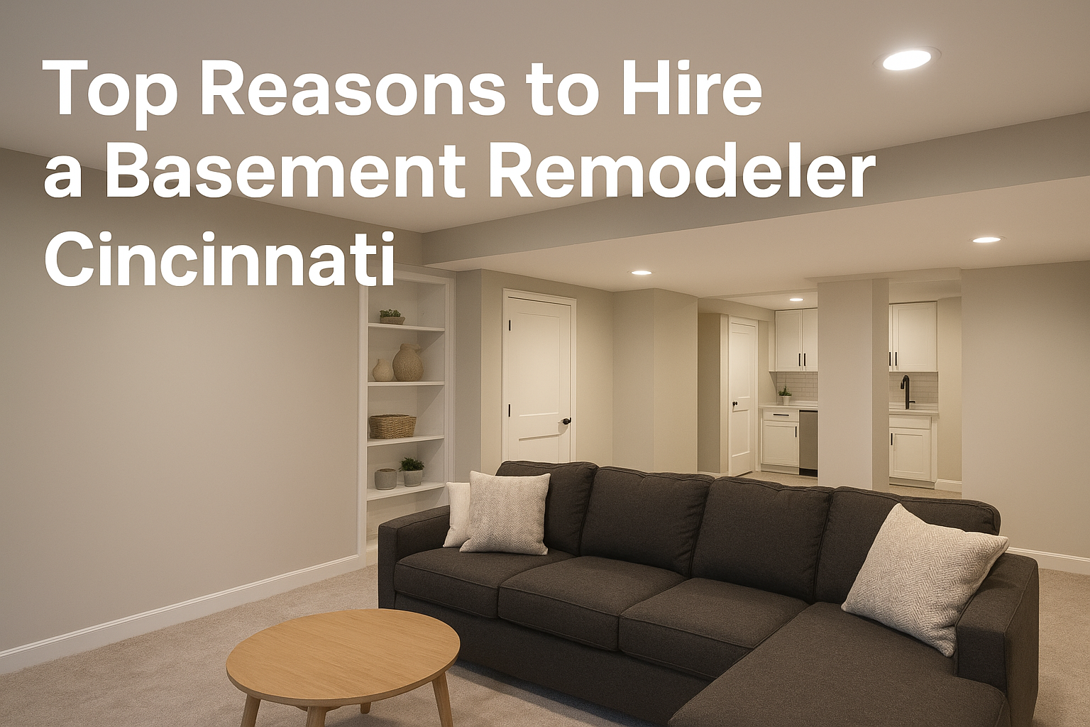 Top Reasons to Hire a Basement Remodeler Cincinnati