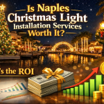 christmas light installation