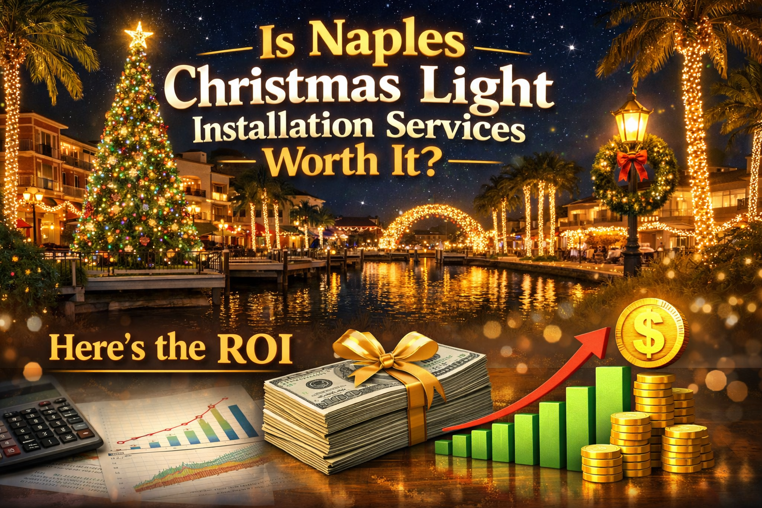 christmas light installation