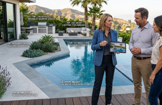 Backyard Design Tips from Leading pool builder Los Angeles Experts