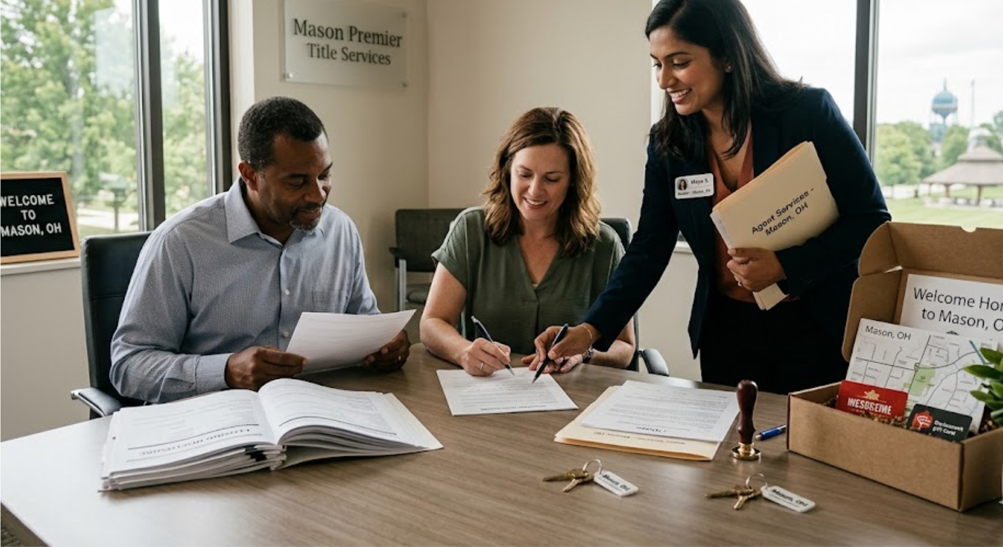 How a Mason OH Real Estate Agent Helps With Closing Day